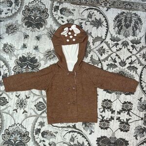 Brown Hooded Kids Sweatshirt